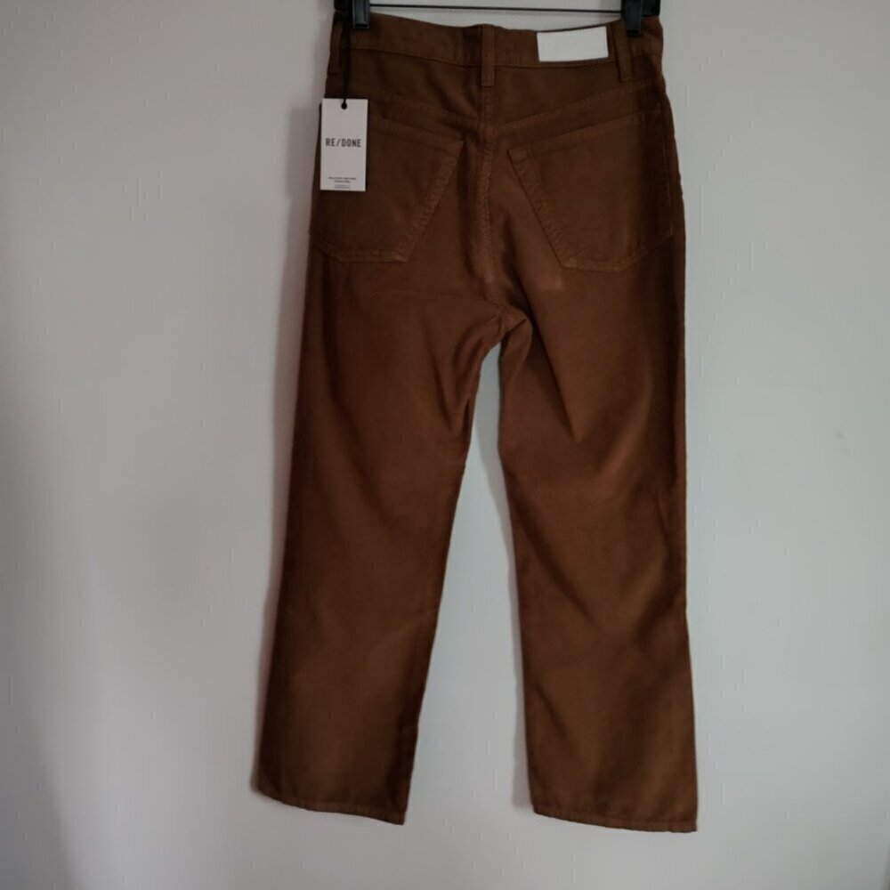 Ladies SZ 26 Re/Done Ginger 5-Pocket  Corduroys - Picture 3 of 5